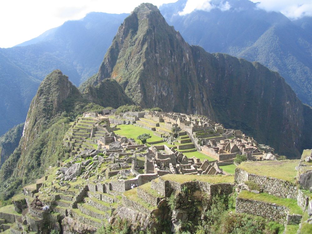 machu picchu pictures. Huayna Picchu towers above